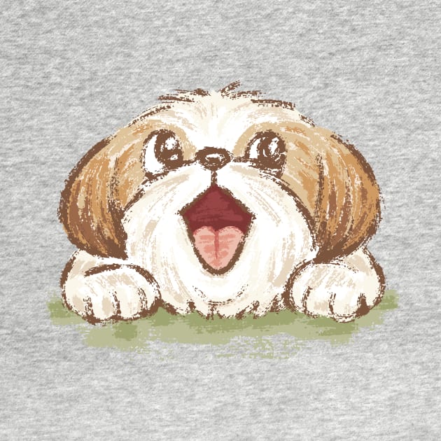 Happy Shih Zhu dog by sanogawa